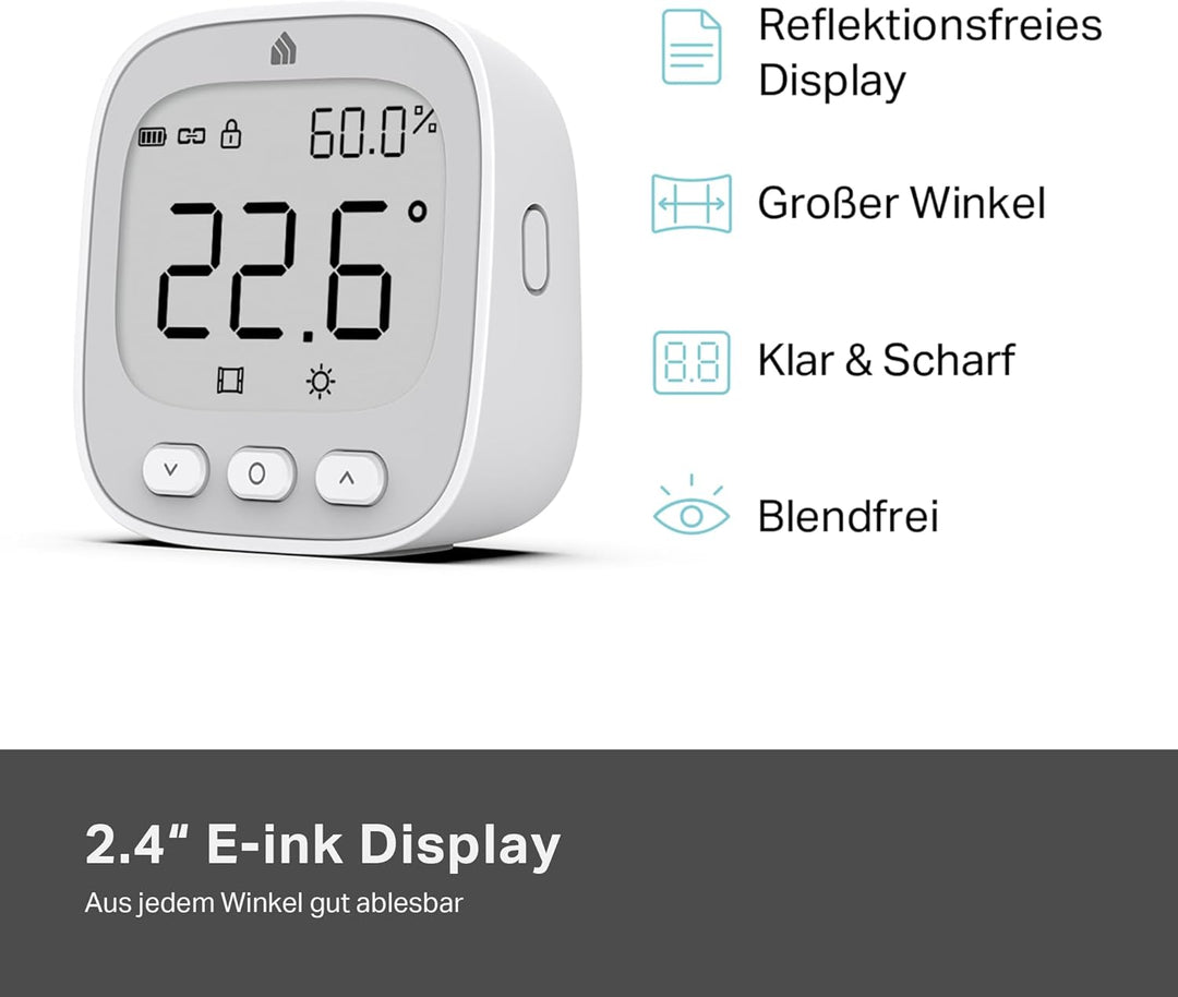 Bündel von TP-Link Kasa Heizkörperthermostat KE100 KIT + KE110 Sensor – Steuern Sie EIN einzelnes od