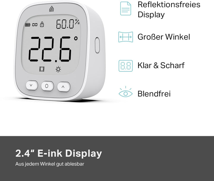 Bündel von TP-Link Kasa Heizkörperthermostat KE100 KIT + KE110 Sensor – Steuern Sie EIN einzelnes od