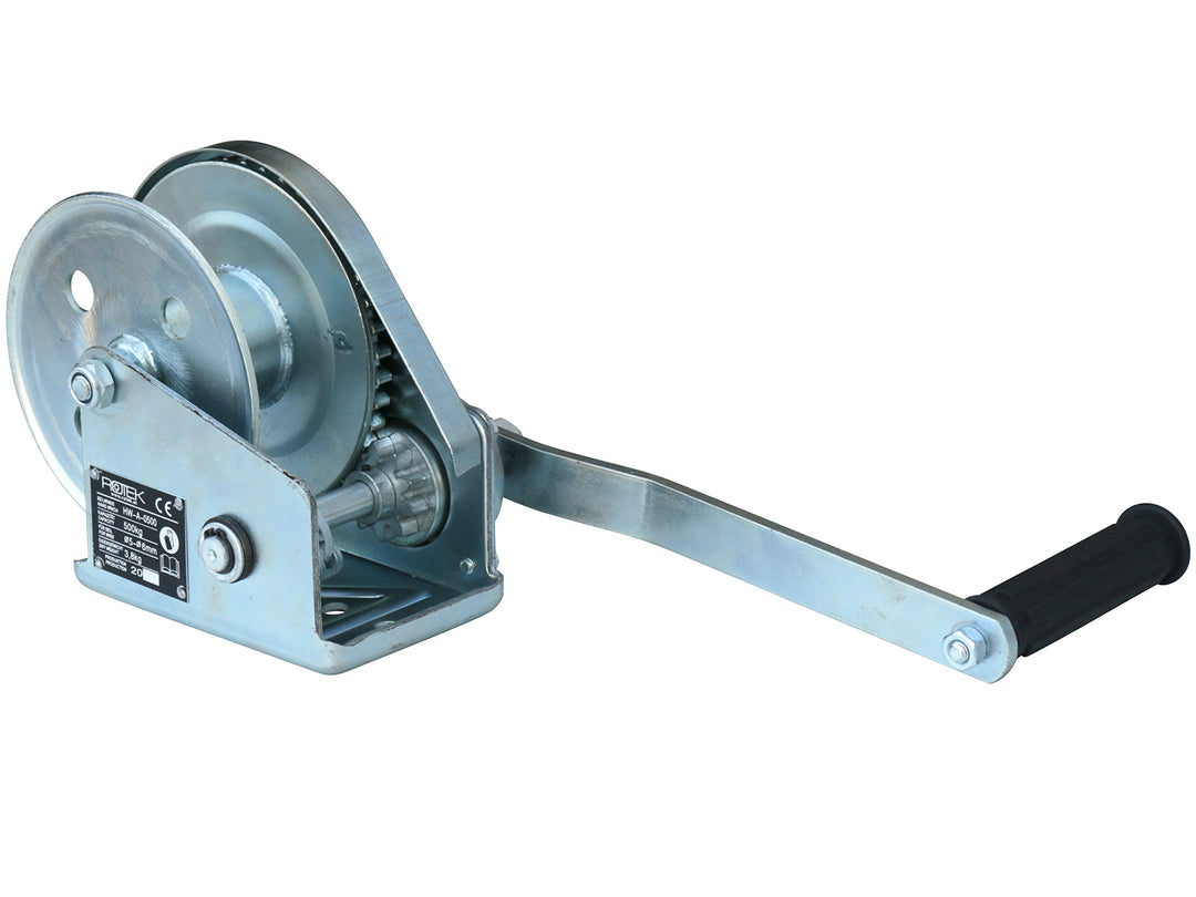 Rotek Konsolen-Seilwinde mit Bremse, HW-A-0500 (Kapazität 500kg) mit 10m Seil (D6mm), mit 10m Seil (