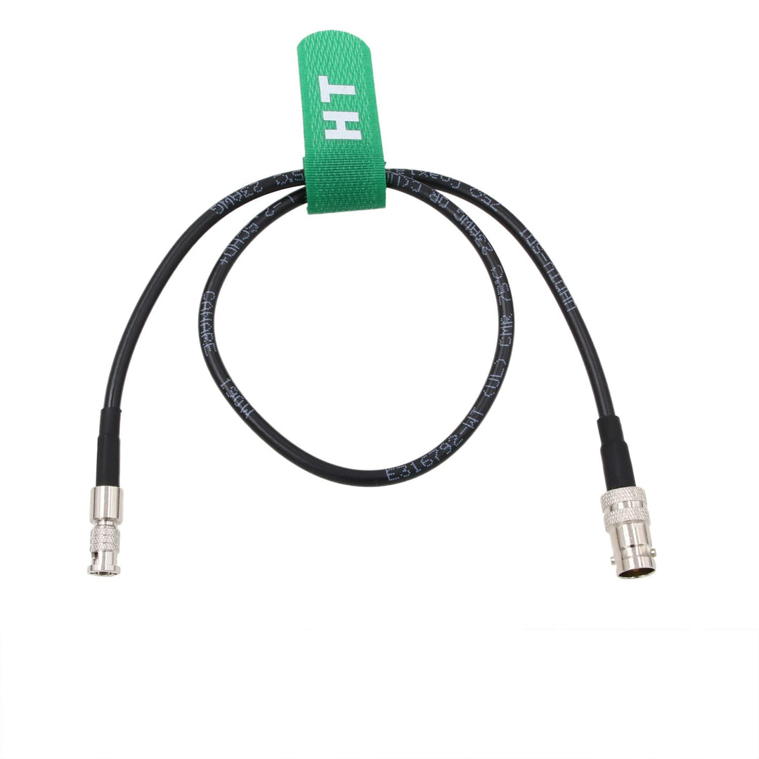 HangTon 6G SDI Videokabel HD Micro BNC auf BNC Buchse Adapter für Blackmagic Video Assist 5 Zoll Mon