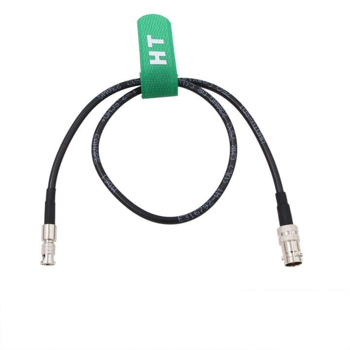 HangTon 6G SDI Videokabel HD Micro BNC auf BNC Buchse Adapter für Blackmagic Video Assist 5 Zoll Mon