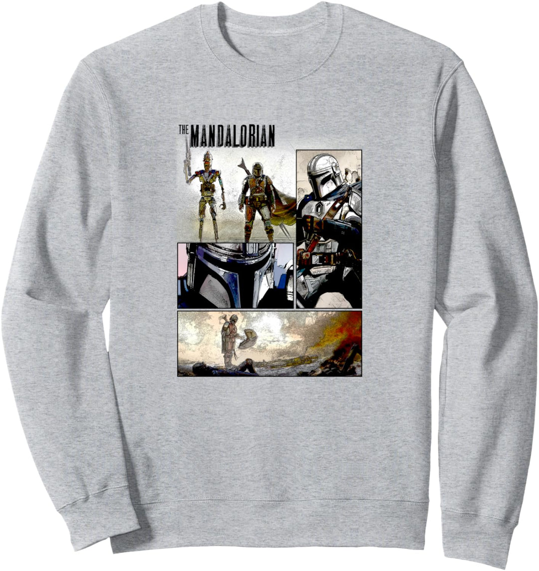 Star Wars Manalorian Comic Panel Sweatshirt