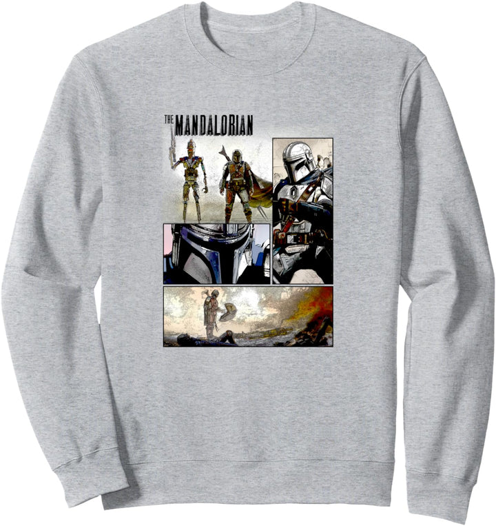 Star Wars Manalorian Comic Panel Sweatshirt