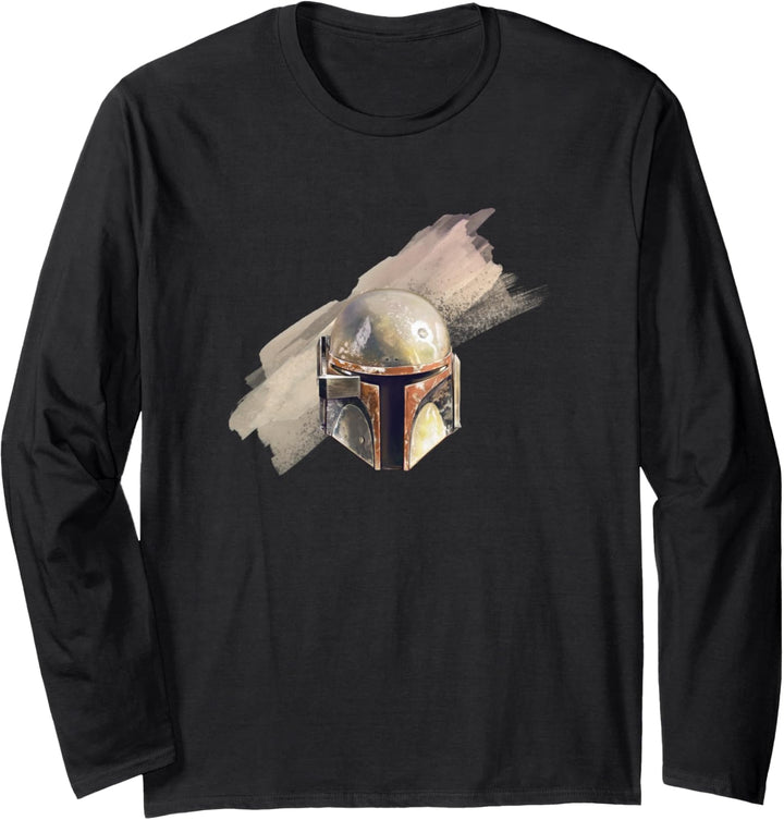 Star Wars: The Mandalorian Boba Fett Helmet Langarmshirt