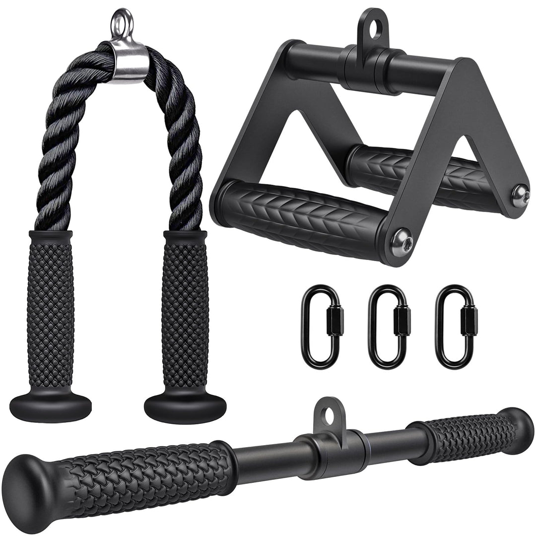 Kipika Tricep Pull Down Attachment, Cable Machine Accessories for Home Gym, Cable Machine Attachment