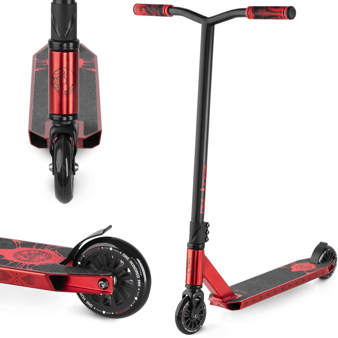 Movino Stunt Scooter Stunt Roller Kickscooter Professioneller Freestyle Roller Trick Roller ABEC 9 K
