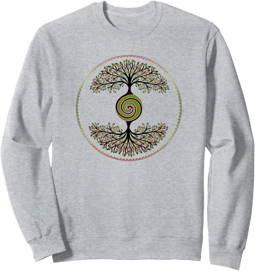 Baum des Lebens, Spirale, Erde, Yggdrasil, nordisch keltisch Sweatshirt