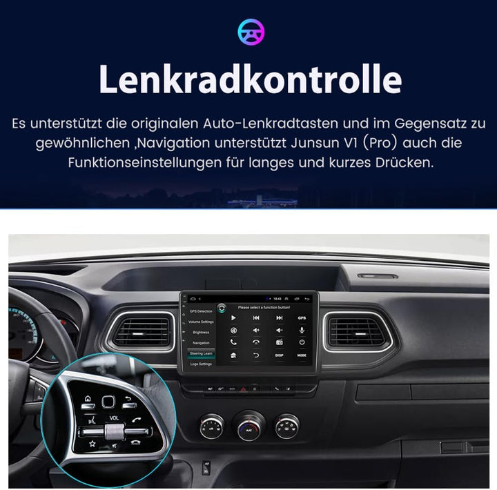 Auto Radio Autospieler GPS Navi Navigation Carplay/Android Autoradio 10 Zoll HD-Touchscreen, Ersatz