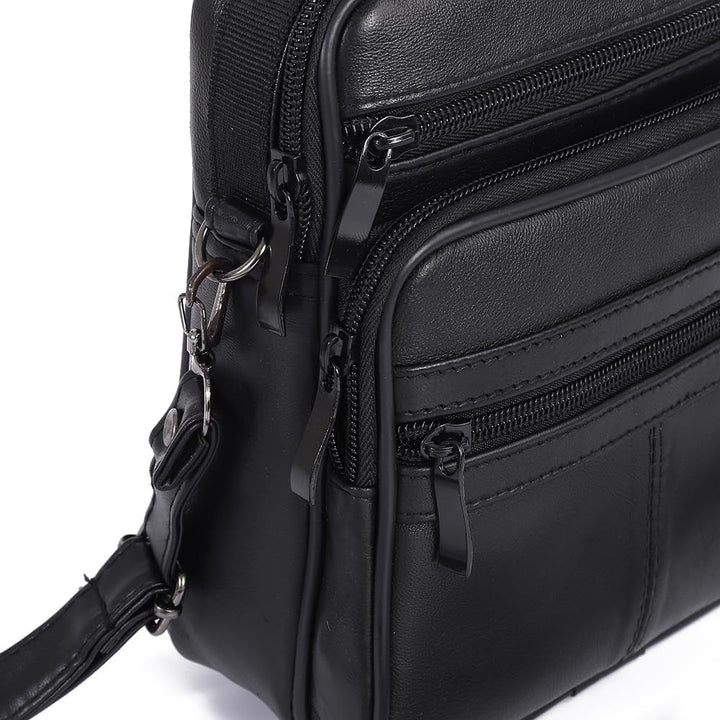Echt Leder Herren Arbeitstasche Umhängetasche Herrentasche Schultertasche Messenger Flugbegleiter in