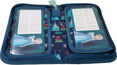 Theonoi Pferd Federmäppchen Federtasche Federmappe Mäppchen Etui 2 Fach Doppeldecker Schüleretui Sti