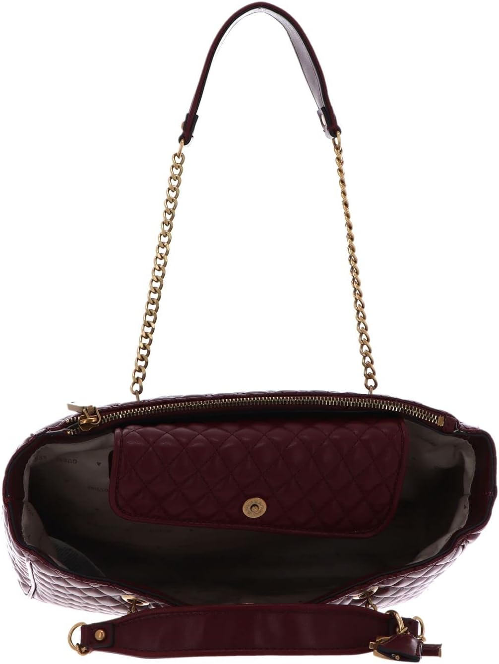 Guess DAMENTASCHE D SCHWARZ HWQB8661230BLA Mail Society Schultertasche SCHWARZ ND Wahl = P Merlot Ei