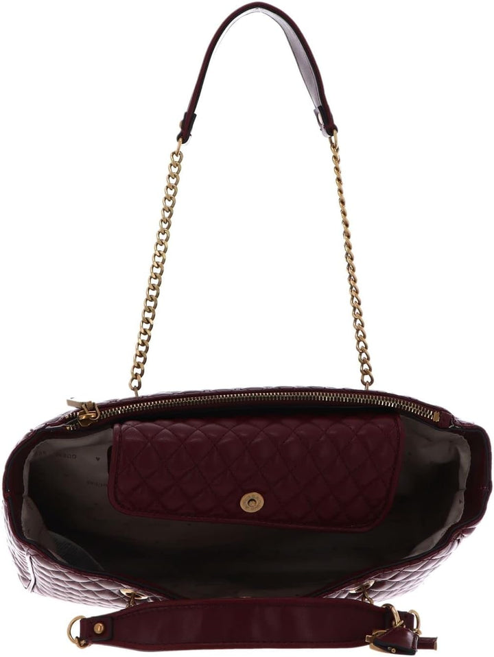 Guess DAMENTASCHE D SCHWARZ HWQB8661230BLA Mail Society Schultertasche SCHWARZ ND Wahl = P Merlot Ei