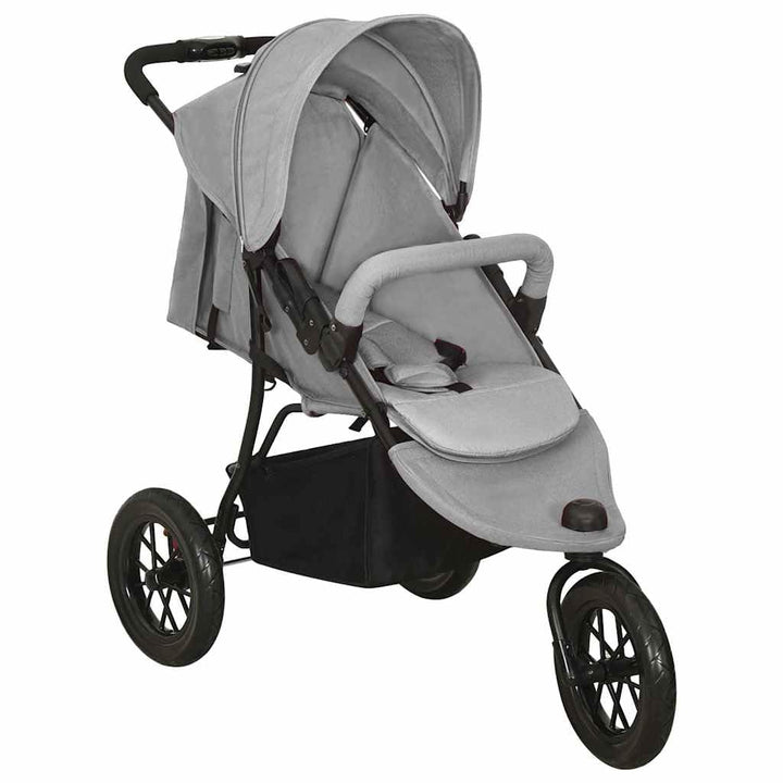 vidaXL Kinderwagen mit Verdeck Korb Einhand-Klappsystem Kinder Baby Buggy Kinderbuggy Kindersportwag
