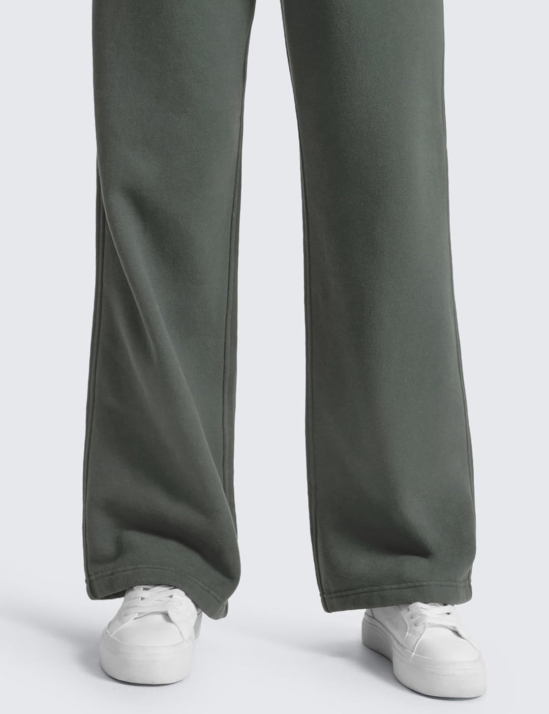 CRZ YOGA Damen Jogginghose Gefütterte Baumwolle Joggers Soft Freizeithose Winter Lounge Hosen mit Ta