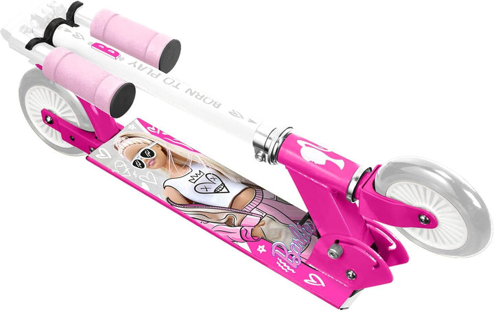 Stamp - Faltbarer Tretroller PINK BARBIE, PINK BARBIE