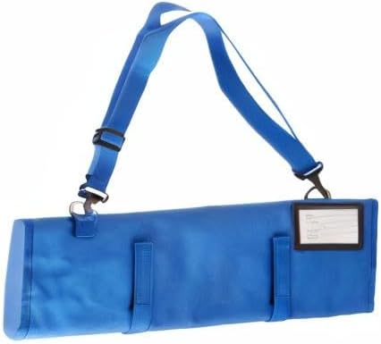 Mercer Culinary Aufbewahrungstasche für 7 Messer, Blau Aufbewahrungstasche für Messerrollen mit 7 Fä