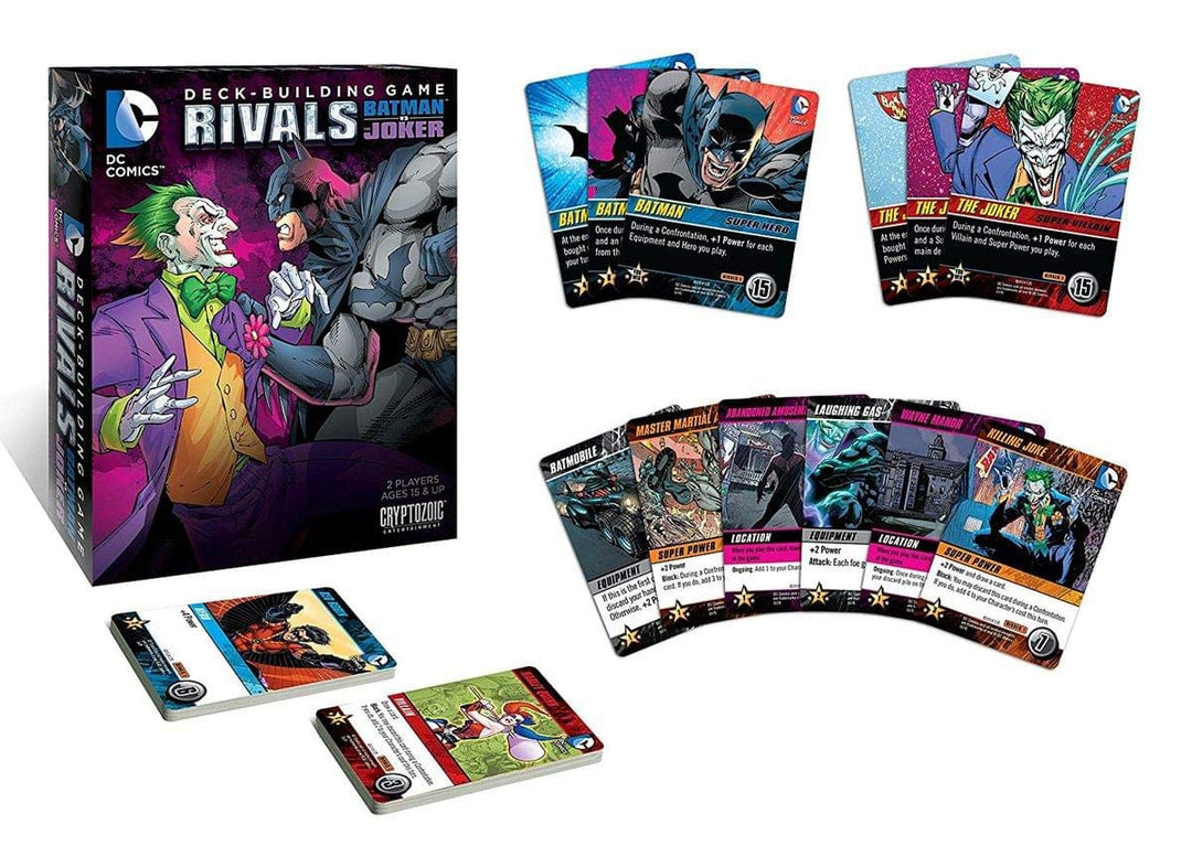 Cryptozoic Entertainment DC Deck Building Game Rivals Batman VS The Joker - Englisch