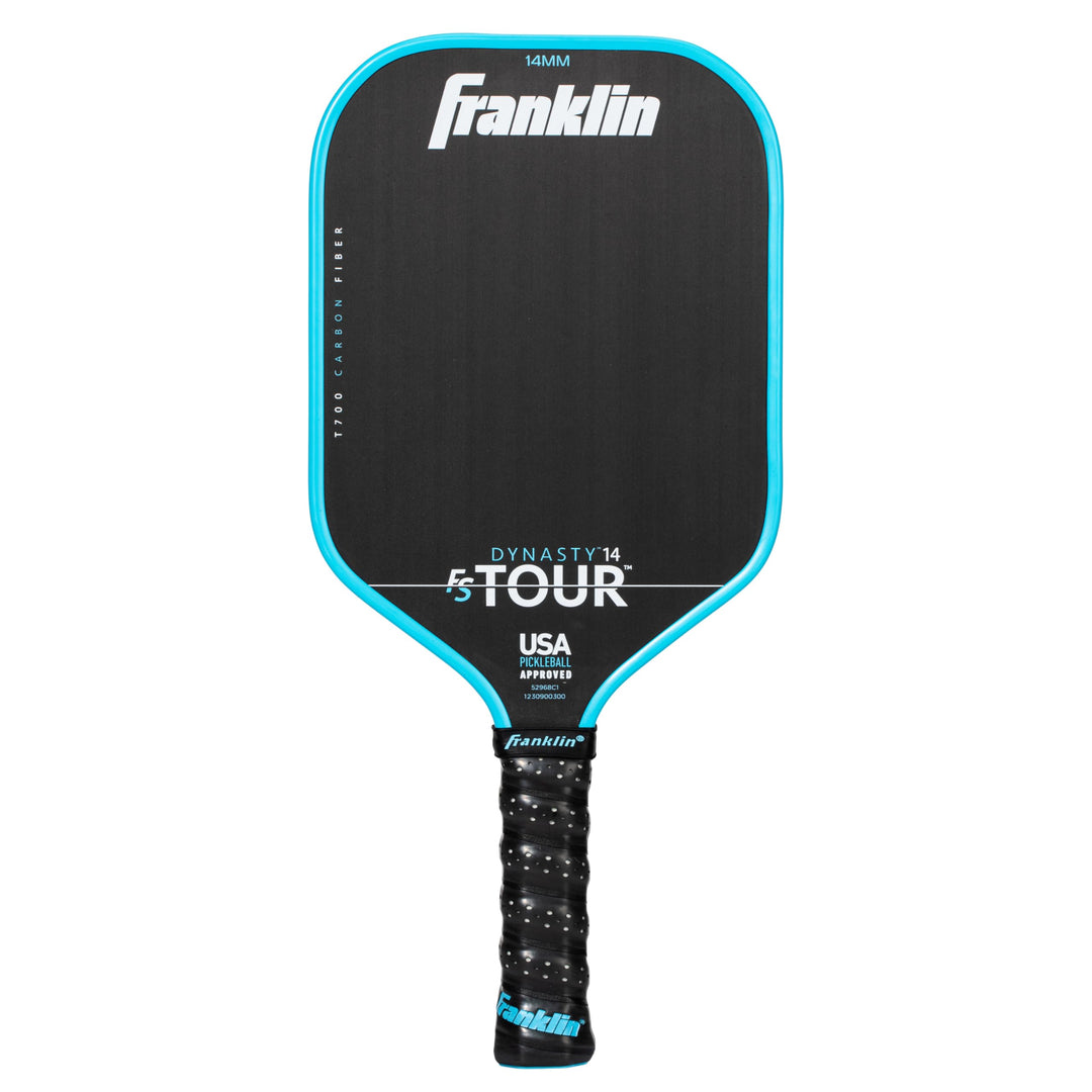 Franklin Sports Pro Pickleball Paddles - FS Tour Series Raw Carbon Fiber T700 - USA Pickleball Appro