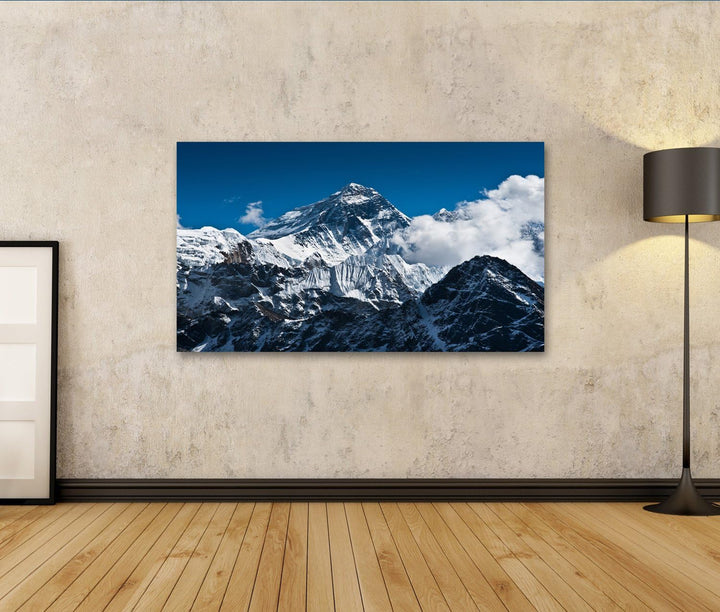 islandburner Bild auf Leinwand Mount Everest Berggipfel Top World Bilder Wandbilder Poster Leinwand