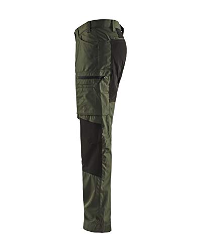 Blåkläder 14591845 Diensthose Stretch, Armee-Grün / Schwarz, C48 Army Green / Black 48, Army Green /