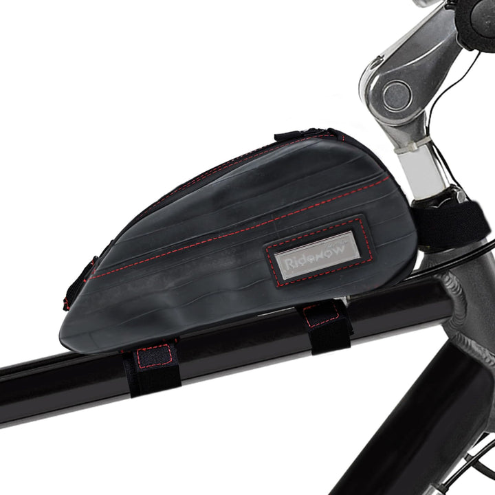 RIDENOW Fahrradtasche Rahmentasche aus recycelten TPU-Schläuchen & Gummischläuchen, Schmale wasserdi