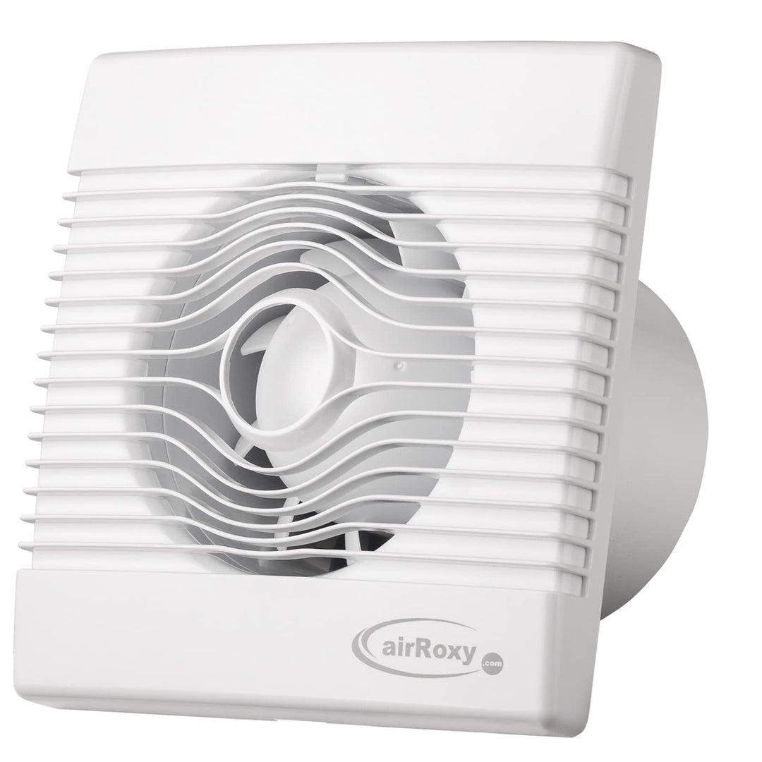 Airroxy Badlüfter Lüfter Ventilator Badventilator Kleinraum Küche Abluft weiss Ø 150 mm