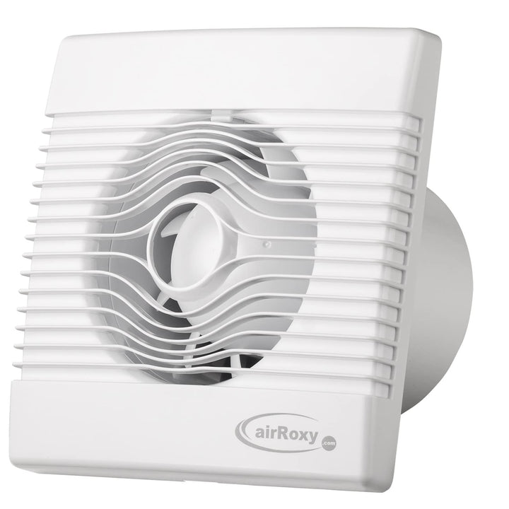 Airroxy Badlüfter Lüfter Ventilator Badventilator Kleinraum Küche Abluft weiss Ø 150 mm