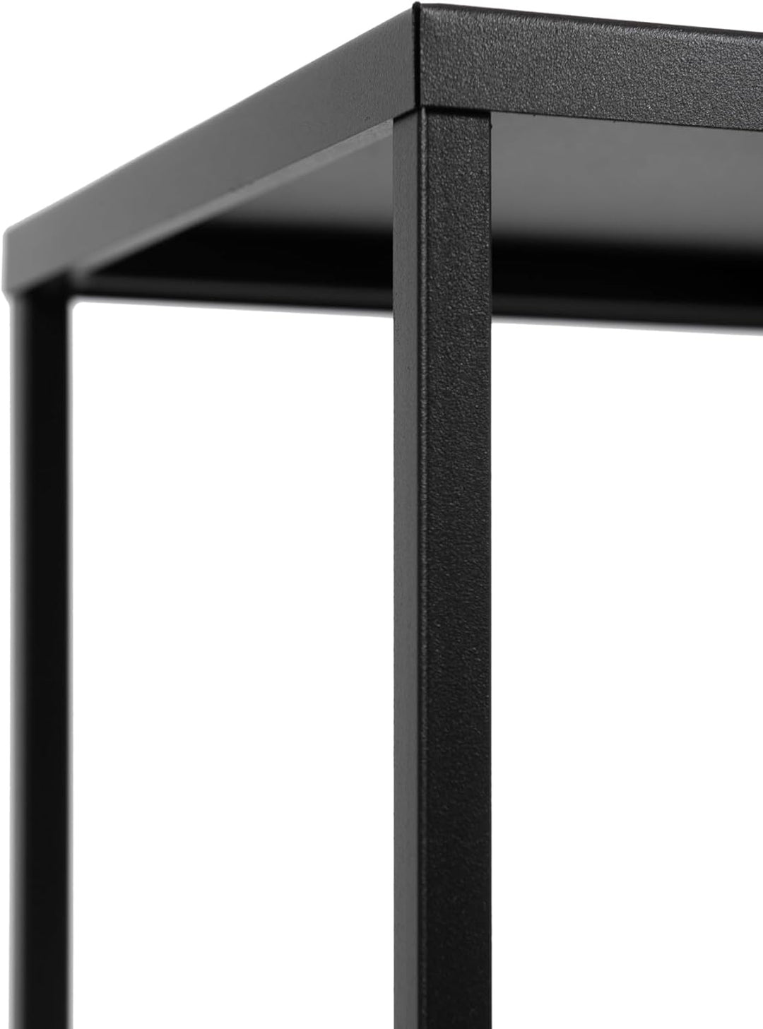Pflanzenständer Ferro - 24x24x70cm - Farbe Schwarz - für Zimmerblumen - Metallregal - Dekorativer Ti