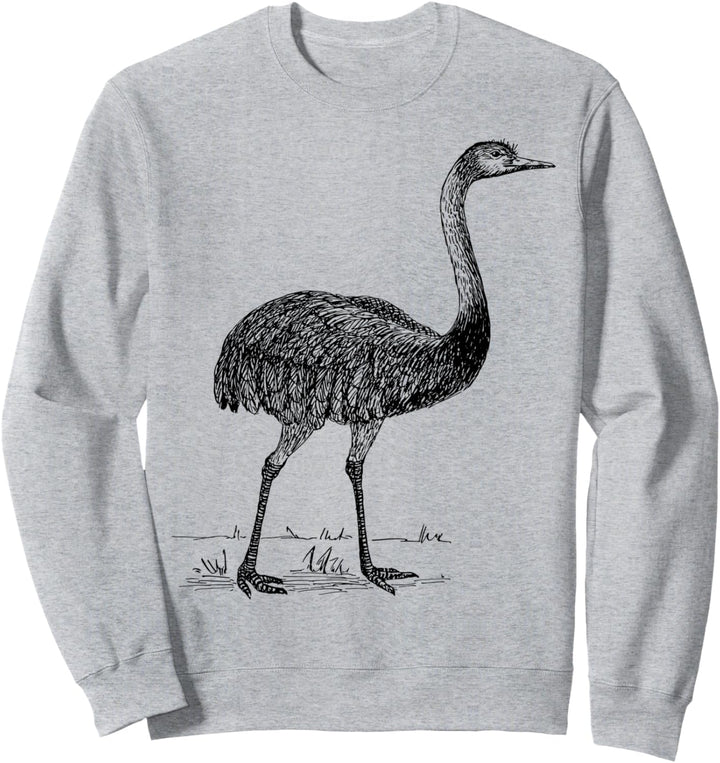 Emu-Vogel-Kunst Sweatshirt