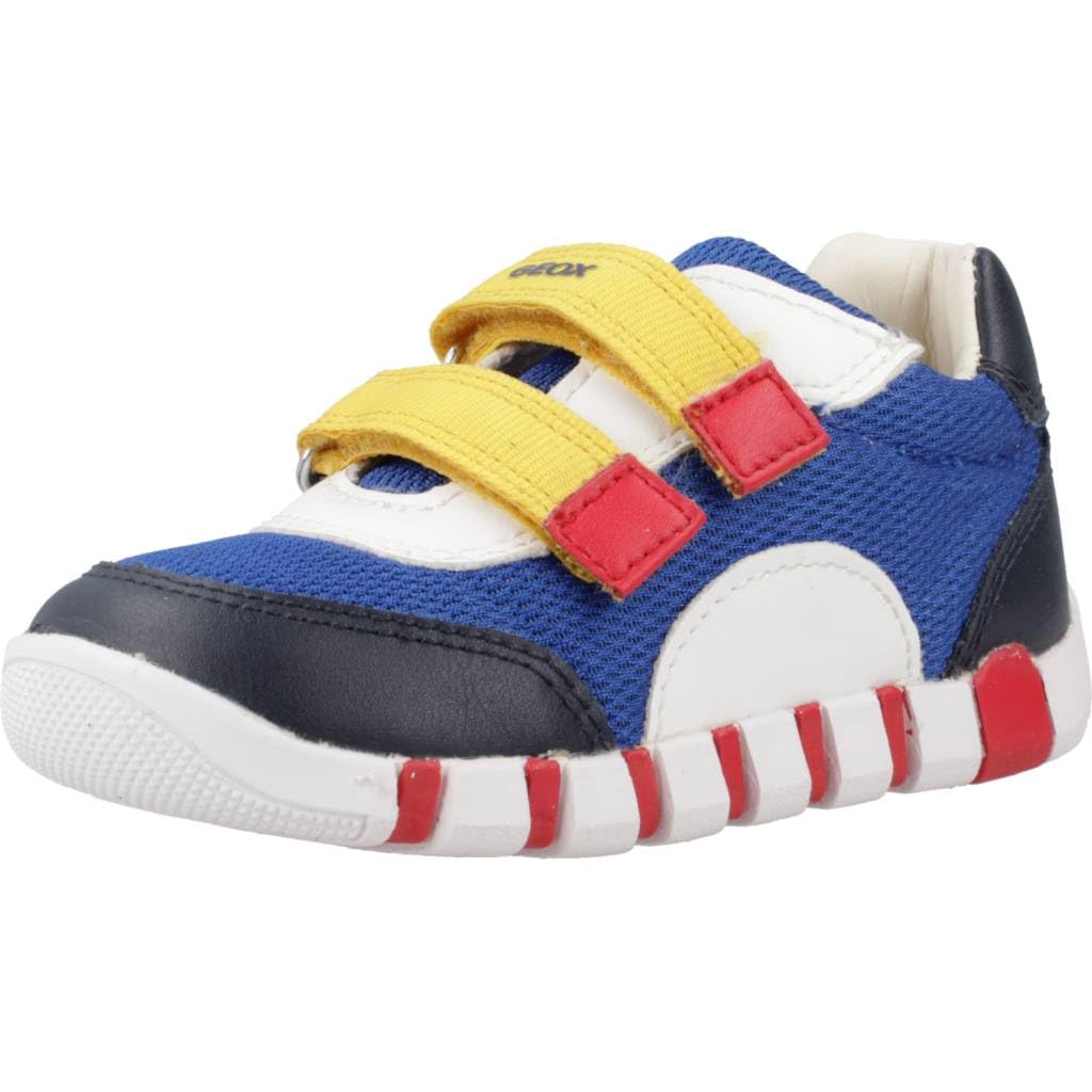 Geox Jungen B Iupidoo Boy First Walker Shoe 24 EU Royal Navy, 24 EU Royal Navy