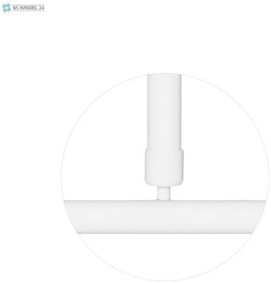 2er ALU WINKELSTANGE BARRIEREFREI 120x120 EXTRA LANG WEISS DUSCHVORHANG STANGE! PROBLEMLOSES DURCHSC