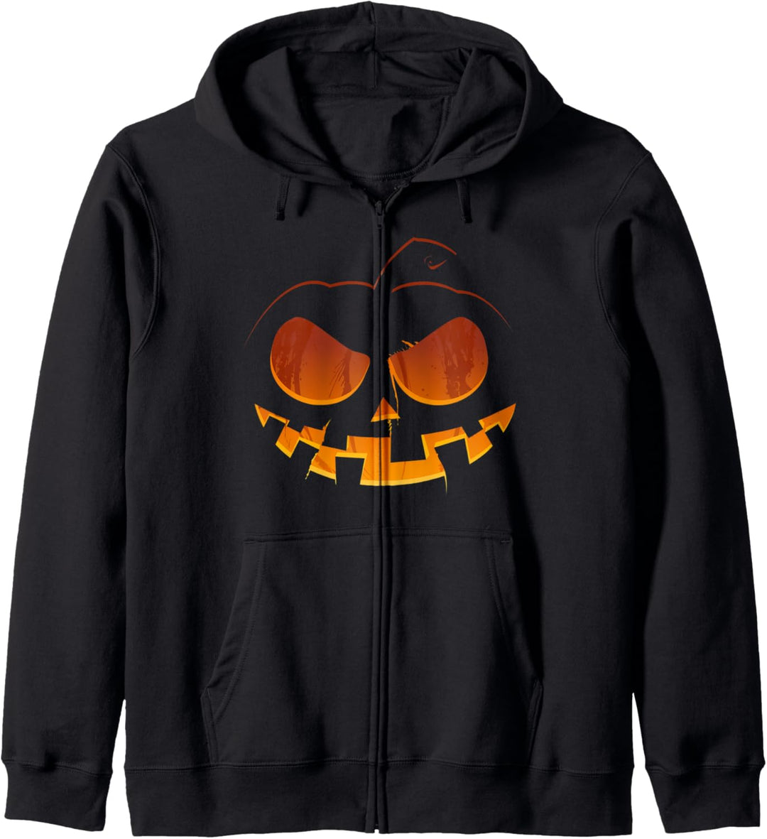 Halloween Kürbis Gesicht Lustiges böse gruselig XD Kostüm Kapuzenjacke