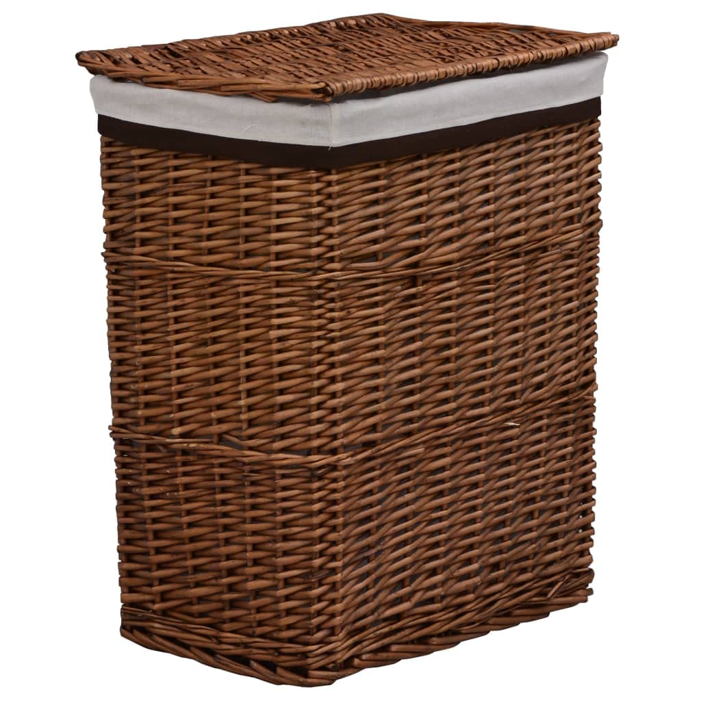 vidaXL Wäschekorb Wäschebox Wäschetruhe Wäschetonne Wäschesammler Weidenkorb Korb Box Wäscheständer