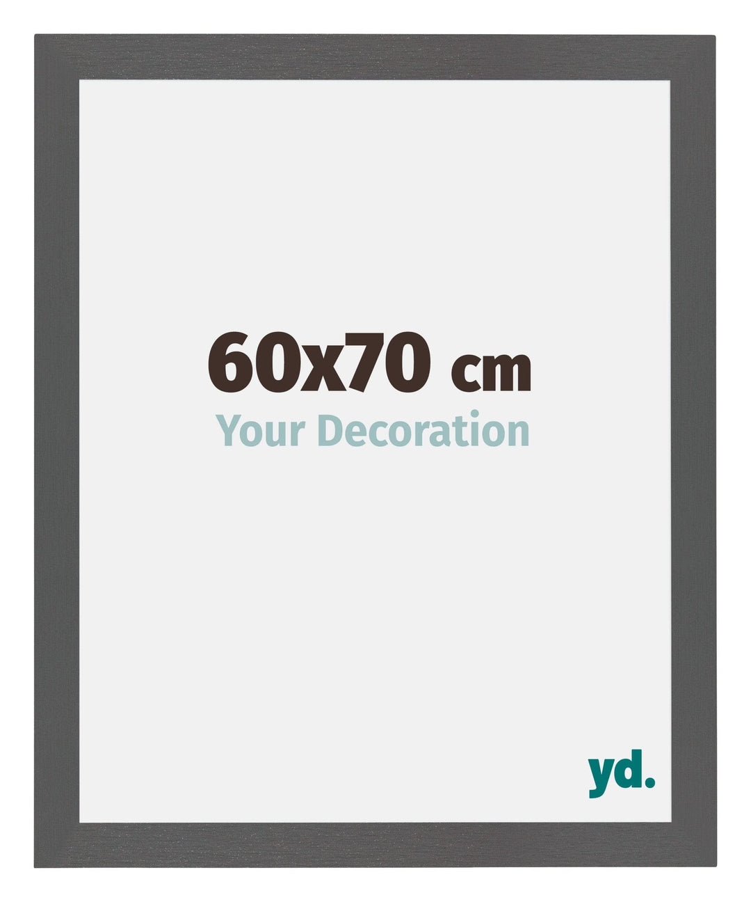 yd. Your Decoration - Bilderrahmen 60x70 cm - Bilderrahmen aus MDF mit Acrylglas - Antireflex - Ausg