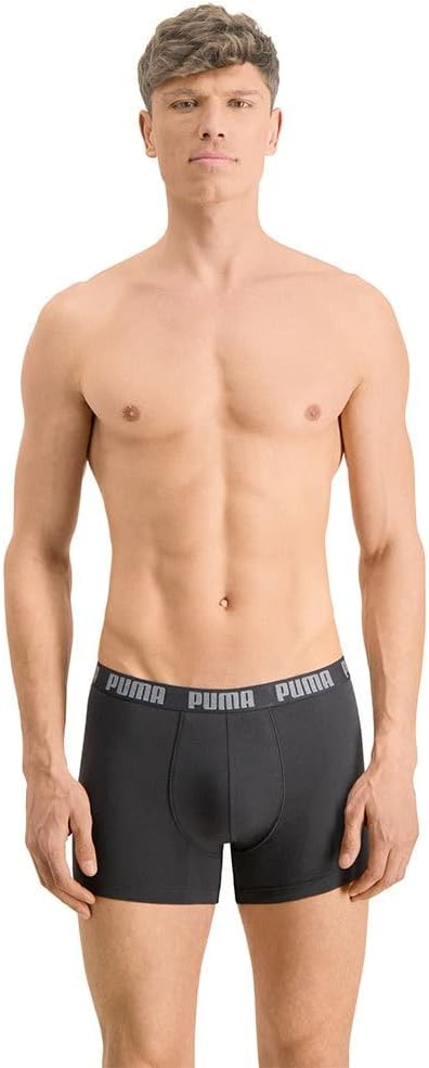 PUMA Herren Boxershorts (3er Pack) M Grey Combo, M Grey Combo