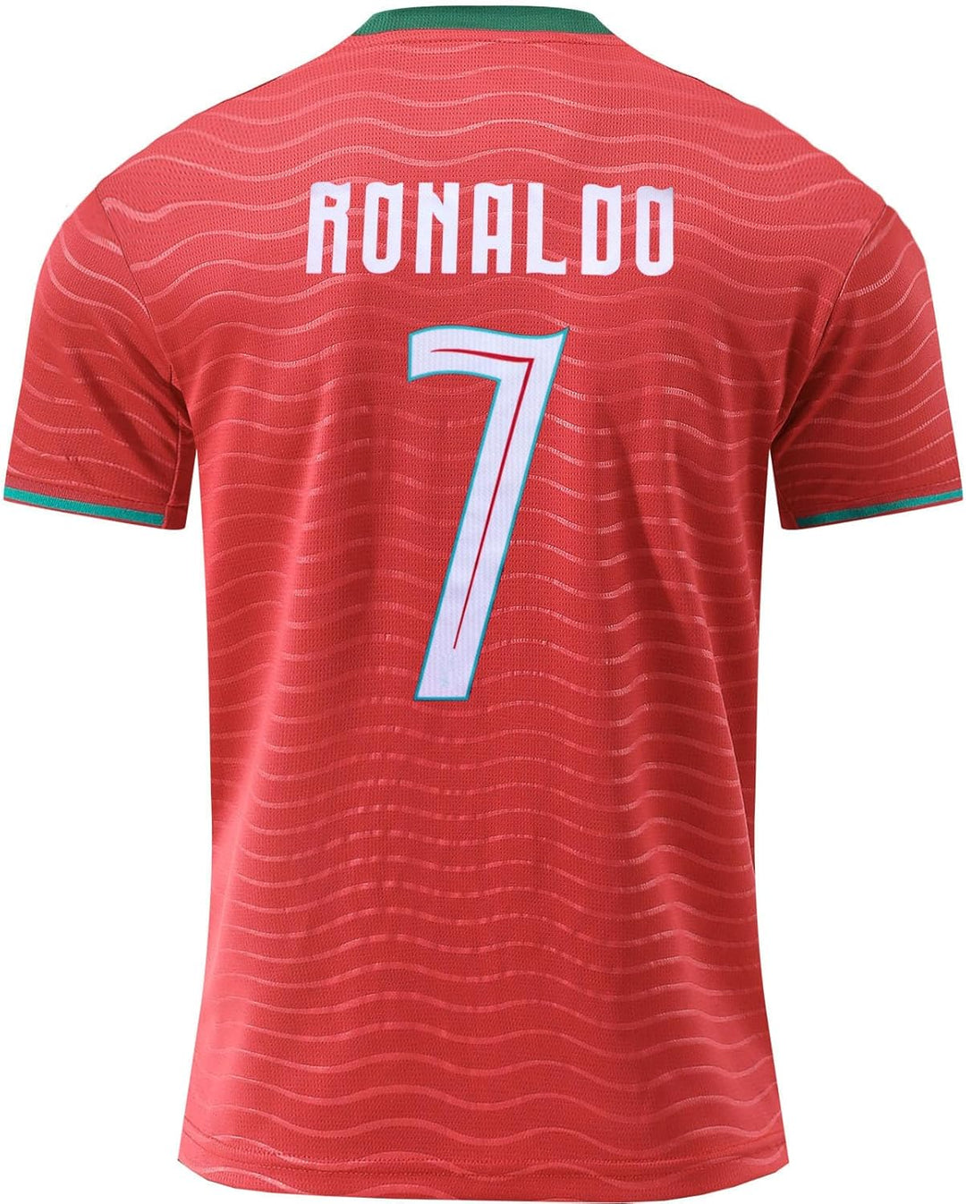 Neu #7 Heim Fussball Trikot/Shorts/Socken für Kinder Geschenk Set Jugendgrössen 30 (12-13 Jahre) Rot