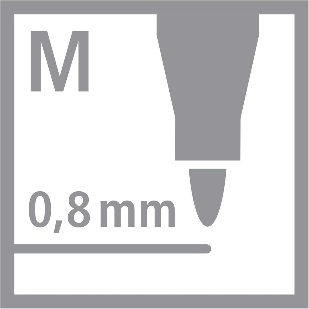 Filzschreiber - STABILO pointMax - ARTY - 42er Pack - mit 42 verschiedenen Farben, 42er Pack