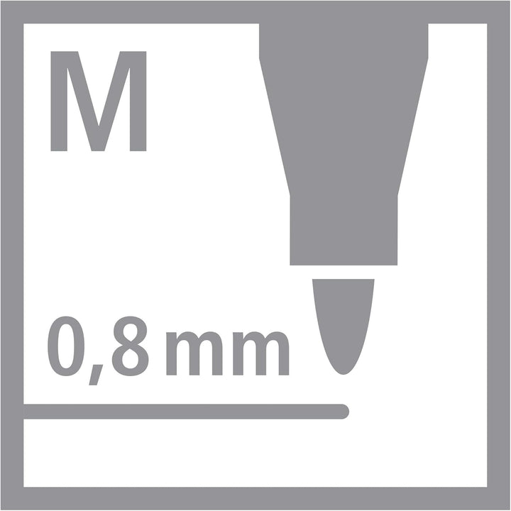 Filzschreiber - STABILO pointMax - ARTY - 42er Pack - mit 42 verschiedenen Farben, 42er Pack