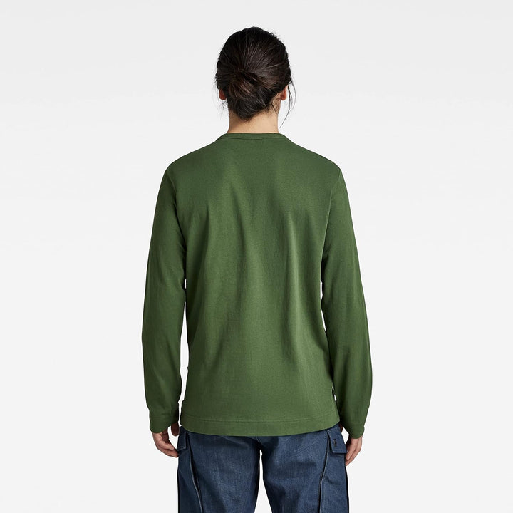 G-Star RAW Herren Pocket T-Shirts L Grün (Dk Nuri Green D22391-c336-3476), L Gr&#xFC;n (Dk Nuri Gree