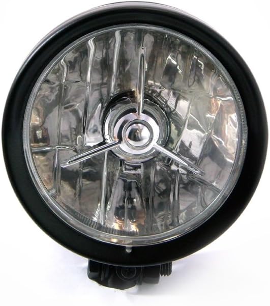 Alchemy Parts Klein 5" Schwarz H4 55W Motorrad Scheinwerfer