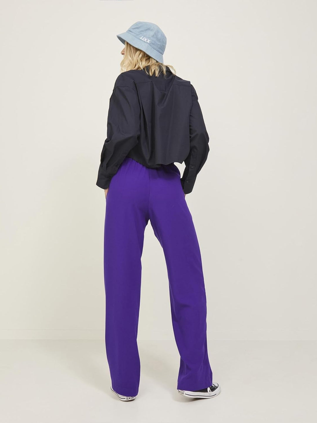 JJXX Damen Jxpoppy Reg Hw Pant PNT Noos Hose S / 34L Acai, S / 34L Acai