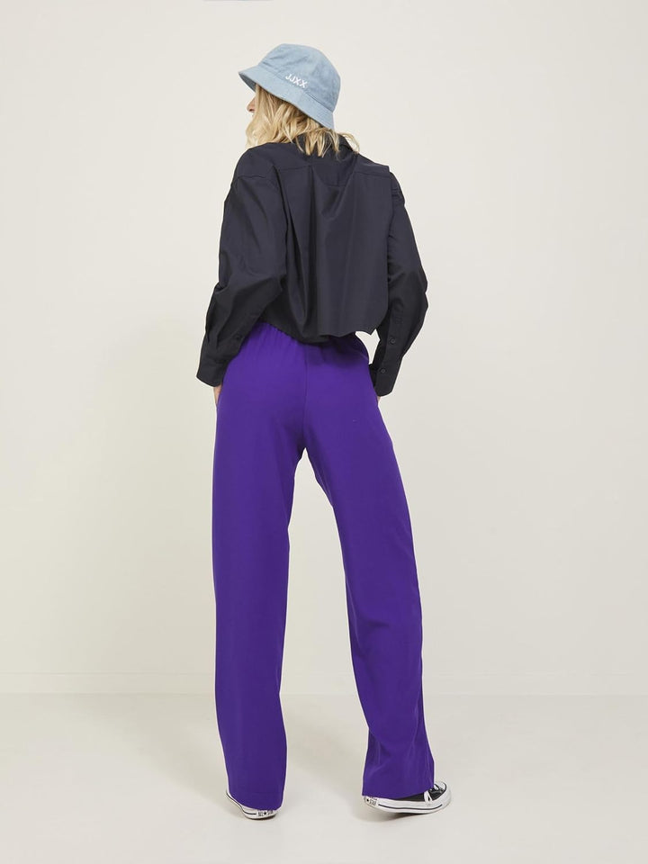JJXX Damen Jxpoppy Reg Hw Pant PNT Noos Hose S / 34L Acai, S / 34L Acai