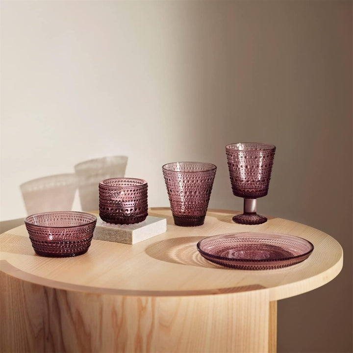 Iittala Kastehelmi Schale, Glas, 23 cl, Pflaume Lila Violett Purple Oiva Toikka