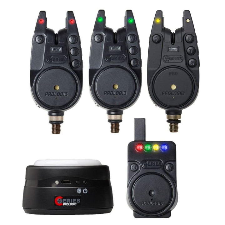 Prologic C-Series Pro Alarm Bissanzeigerset Red Green Yellow/All Blue Angeln, Red Green Yellow