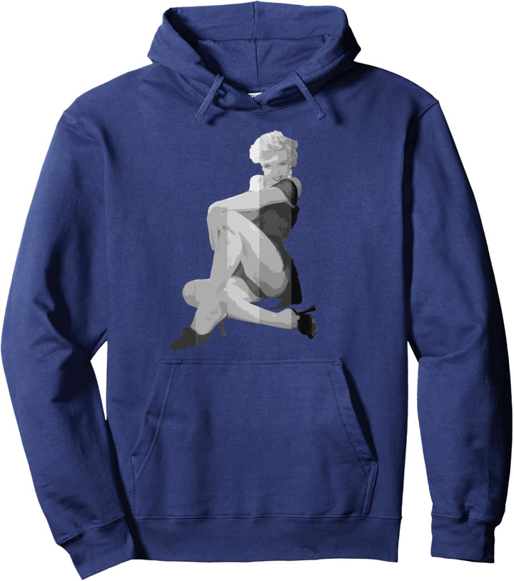 Stunning Classic Blonde Bombshells Retro Pullover Hoodie