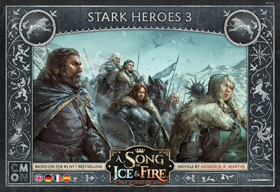 CMON | A Song of Ice & Fire – Helden von Haus Stark III | Erweiterung | Tabletop | 2 Spieler | Ab 14