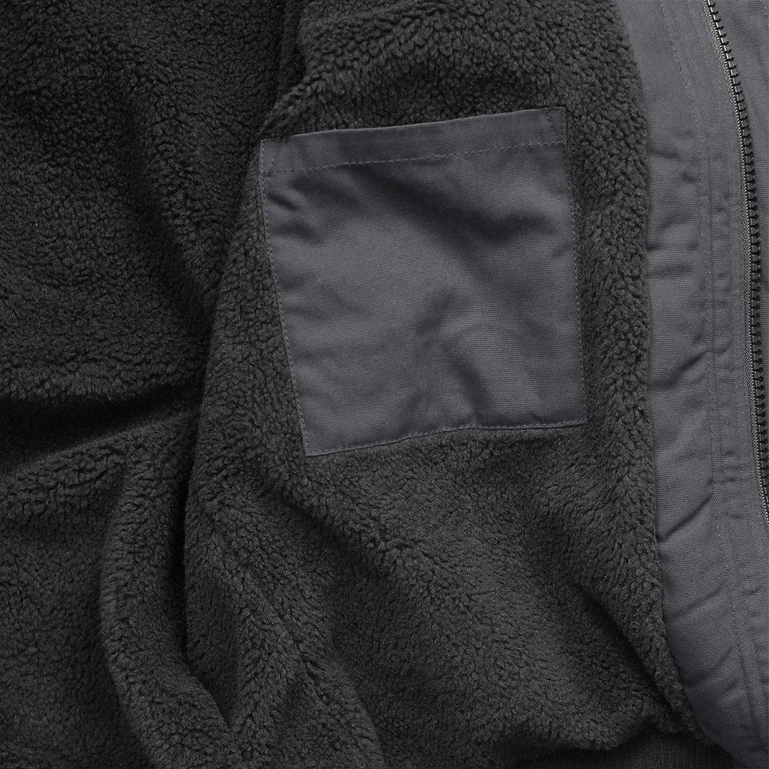 Brandit Winterjacke Grizzly mit Futter Hooded Parka S Anthrazit, S Anthrazit