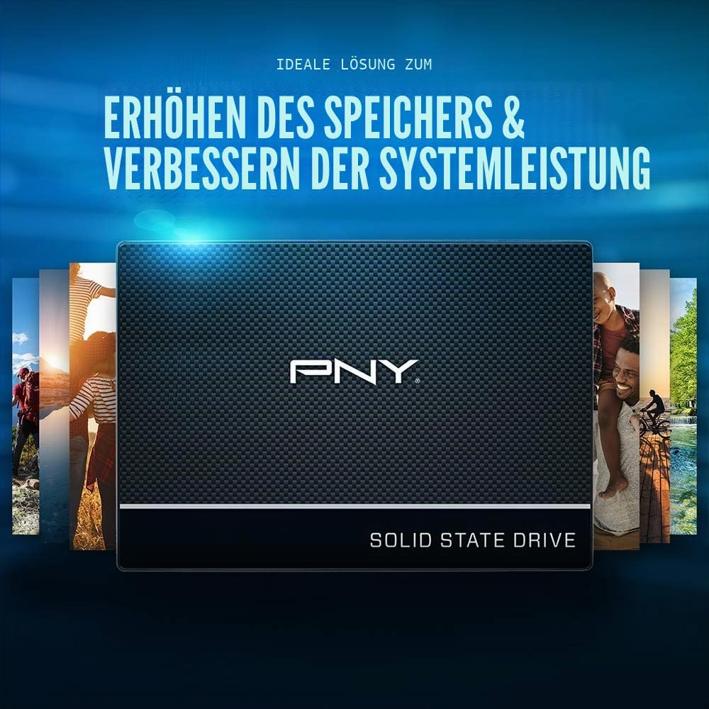 PNY CS900 500GB 2.5” SATA III Internal Solid State Drive (SSD) - (SSD7CS900-500-RB) 500GB 2.5 SATA,