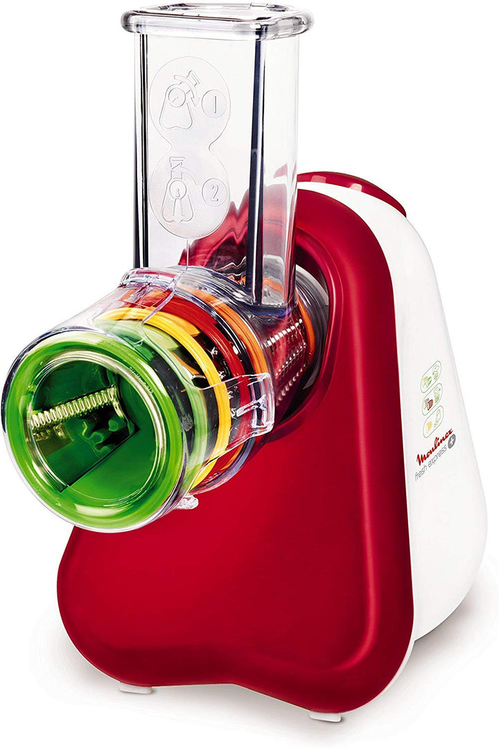 Moulinex DJ755G Fresh Express + Multifunktionszerkleinerer mit 5 Zubehörteilen und einem grossen Zul