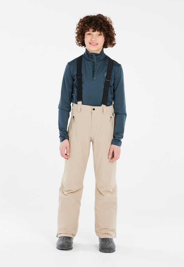 Protest Boys Ski- Und Snowboardhosen SPIKET JR 128 Bamboobeige, 128 Bamboobeige